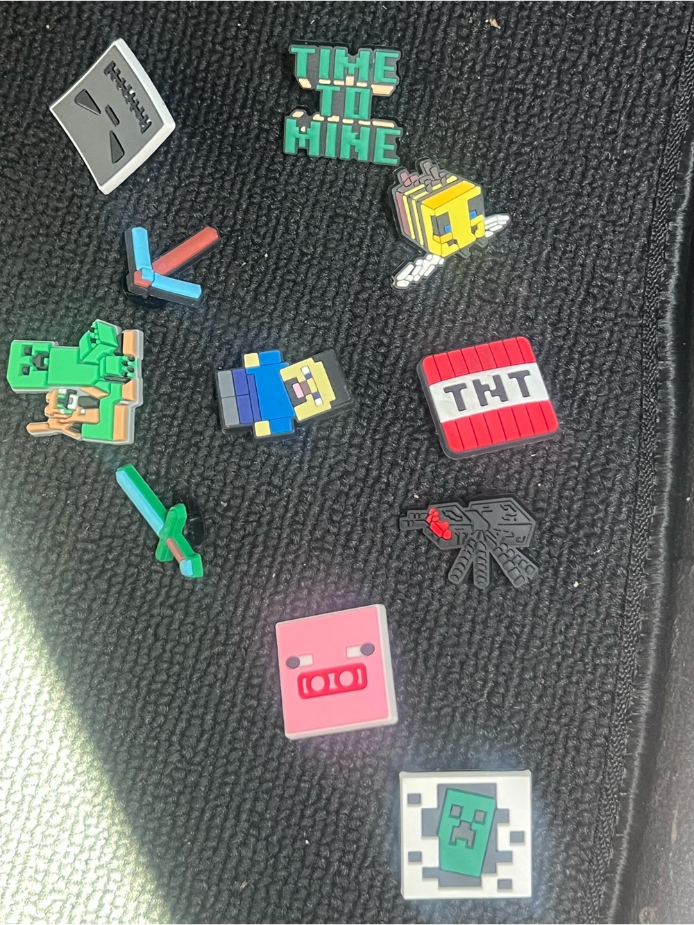 Minecraft Enamel Jibbitz Shoe Charms - Assorted Characters
